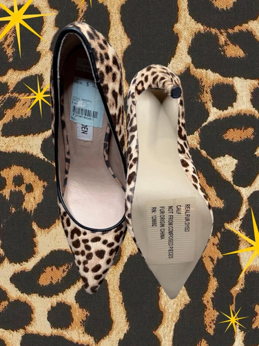 STEVE MADDEN | NWT Daisie Leopard Print Pumps | Indie Sleaze | Women’s Size 7